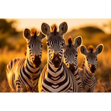 Zebra Family Canvas